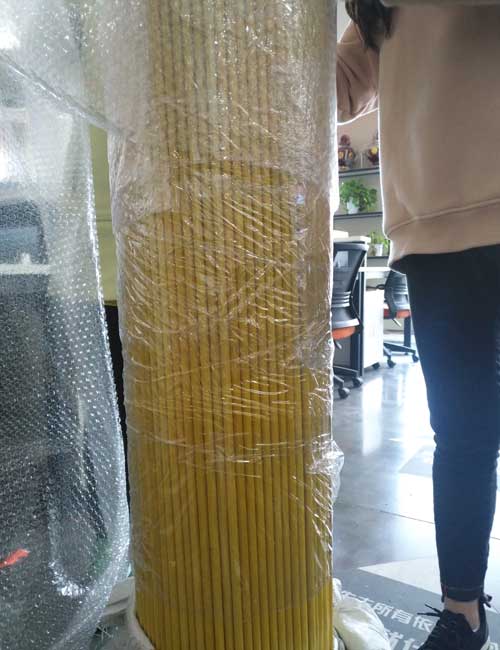 Epoxy Fiberglass Cloth Insulation Tube FR4 G10 Tube Have Been Sent to the Philippines