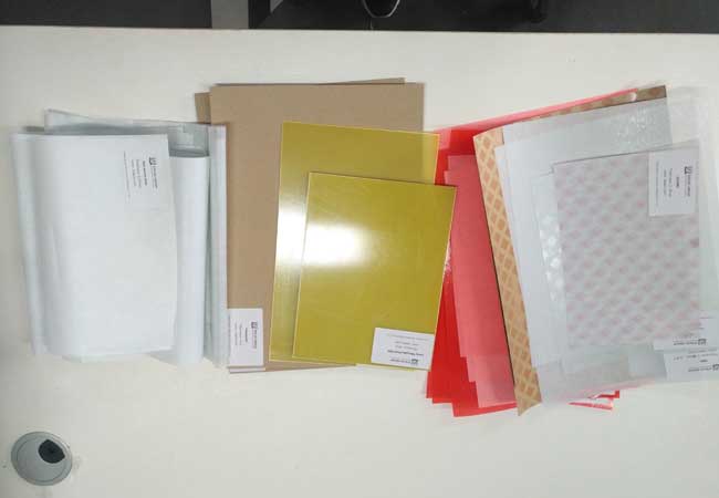 Free Samples of Insulation Materials Epoxy Boards and Insulating Papers Have Been Sent to Korea